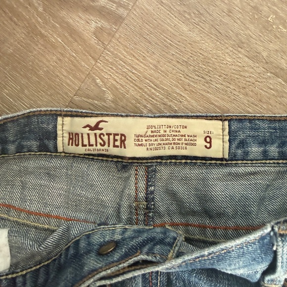 Hollister Blue Denim Mini Skirt - Picture 2 of 7